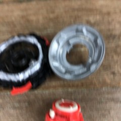 Dangerous Belial Beyblade Burst DB Takara Tomy Red Gold Black