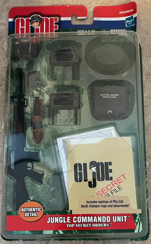 GI Joe Jungle Commando Unit Top Secret Orders