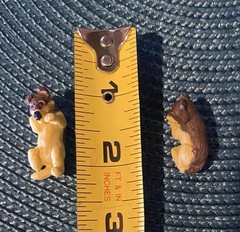 Vintage 1990s Puppy In My Pocket Collie Dogs 2 Puppy Dogs