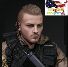 1/6 male head soldier hair Bun for 12″ figure hot toys phicen ganghood ❶USA❶