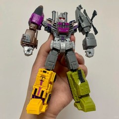 Blokees Transformers G1 Defender Version Bruticus Full Set With Vehicles Lot