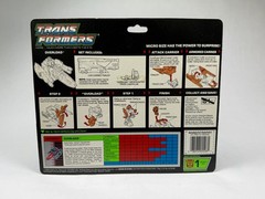 Overload Vintage Transformers G1 Micromasters Transports Card Back Only 1988
