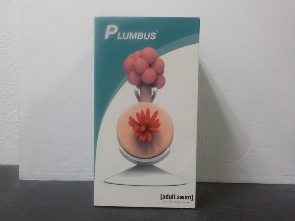 G508 Rick And Morty Full Size Plumbus in original box w/ owners manual & stand