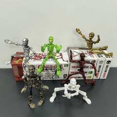 6 Pack T13 Action Figures Set, Skeleton Action Figure, Dummy 13, Titan 13 Mini S