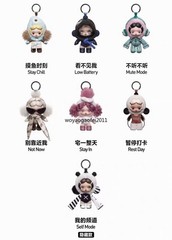 Authentic Skullpanda Off Mode Series Blind Box Figures Toy Plush Pandent Doll