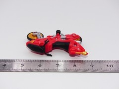 Mini 2002 Power Rangers Wild Force Red Savage Launcher Cycle Bike Toy Motorcycle
