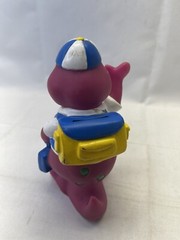 Vintage Barney Purple Dinosaur Coin Piggy Bank Back to School 1992 Lyons Group