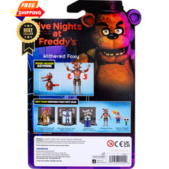 Jazwares Five Nights at Freddy’s Withered Foxy – 5-Inch 5, Multicolor