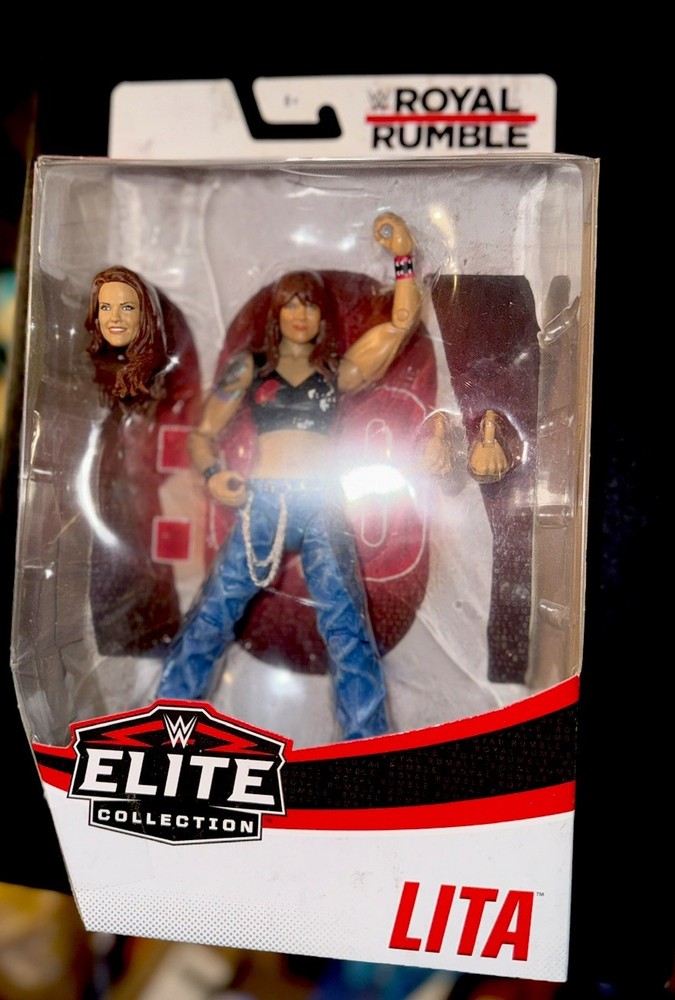 WWE ELite Lita Royal Rumble Wrestling Figure Target Exclusive MATTEL MOC MIB