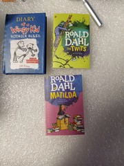 ZURU MINI BRAND BOOKS LOT ROALD DAHL THE TWITS ROALD DAHL MATILDA DIARY OF A WIM