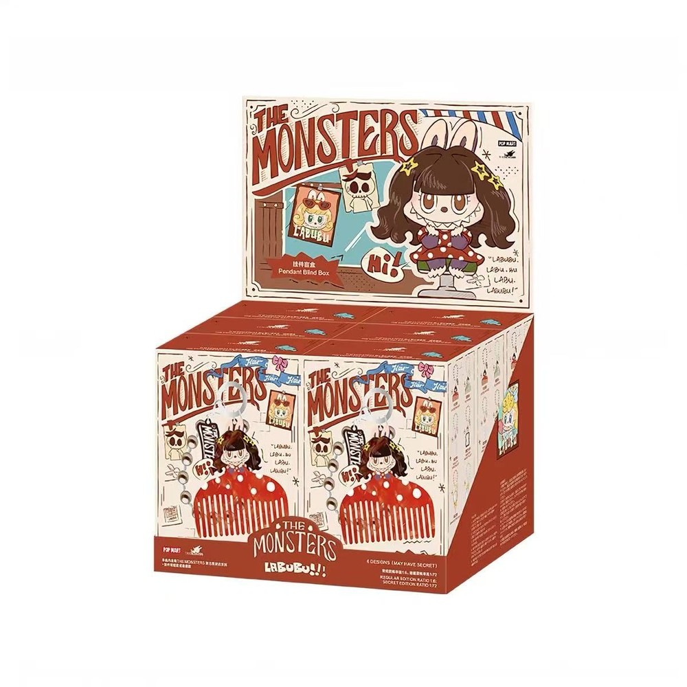 One Set Authentic The Monsters Hair Salon Series Blind Box Keychain NEW