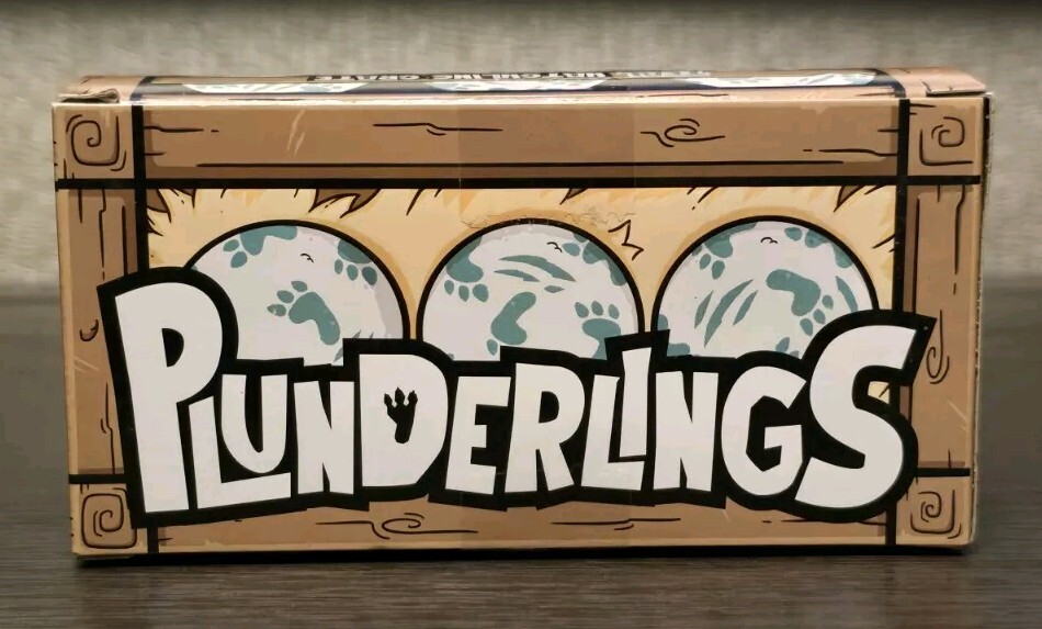 New Lone Coconut Plunderlings Teal Hatchling Figure Crate