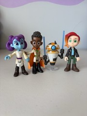 Young Jedi Adventures Toys Lot Of 4 Kai Lys Droid Nash Star Wars Disney Plus 4”