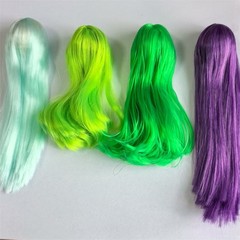 1/6 Female Artificial Hair Wig Cover Model For 12″Action Figure Head Body Toy