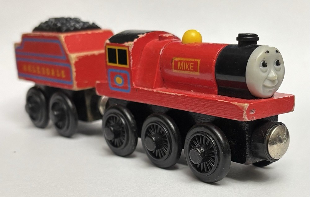 Thomas & Friends Wooden Railway Train Engine Mike & Tender Britt Allcroft 1999