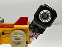 2 Vtg 1981 Y&K Japan Voltron Lions Yellow Blue Lion Diecast Toy GB-36 AsIs Parts