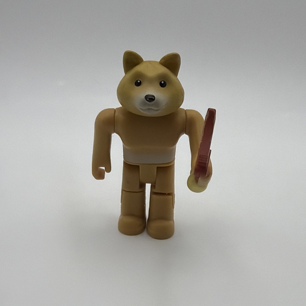R0BL0X Toy Single Figure: Doge With Weapon Toy No Code