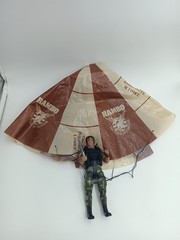 Rambo With Parachute Jocsa Force Of Freedom Argentine Vintage 80´s Not Coleco