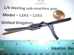 LF12 1/6 Homemade Sterling sub-machine Model L2A1 – L2A3 United Kingdom