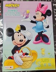 Disney Mickey & Friends Coloring and Activity Book Swing Into Spring NEW