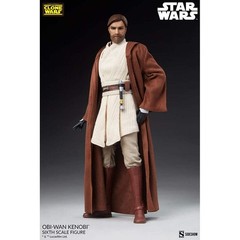 Sideshow Star Wars The Clone Wars Obi-Wan Kenobi Sixth Scale Figure NEW