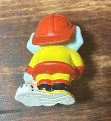 Vintage 1998 Blinky Chester Snorky Elephant Fire Fighter PVC And Dalmatian Figur