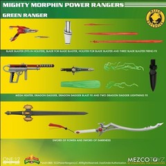 Mezco One:12 2023 SDCC Exclusive Mighty Morphin’ Power Rangers Green Ranger