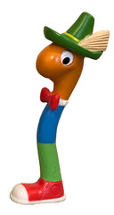 Vaulted 2011 Richard Scarry 2.5” LOWLY WORM PVC Action Figure, Excellent, Clean