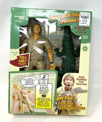 Steve Irwin Talking Action Figure 9″ Wildlife Adventure Crocodile Hunter NEW BOX