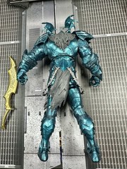 DC Multiverse Mcfarlane Merciless BAF Figure Incomplete w/ Sword Read Descripti