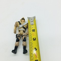 Vintage Military Soldier Action Figure Khaki Uniform 3.75″ Helmet Operator