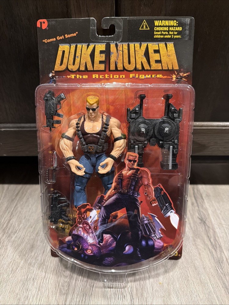 1997 Duke Nukem Action Figure Resaurus Figure 3D Realms Factory Sealed