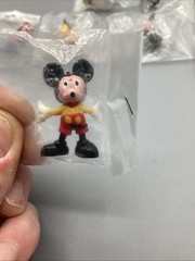 (8) NOS 1960’s Walt Disney MARX Disneykins Plastic Toy Figure LOT *RARE*