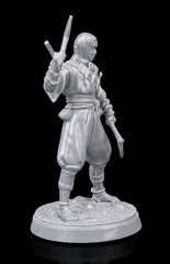 🗡️ Resin 3D Printed Ninja Miniature – 32mm Tabletop Scale 🌑