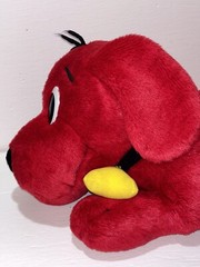 24 in. Clifford the Big Red Dog Barking Jumbo Plush Stuffed Animal Large Vintage