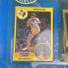 1991 Starting Lineup Nolan Ryan Special Edition Coin Card Texas Rangers MLB