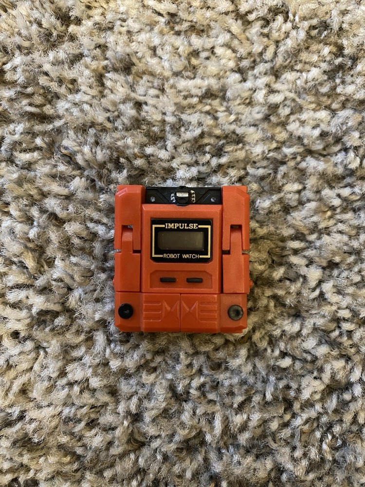 Impulse Robot Watch Red 1980’s Vintage Untested No Band