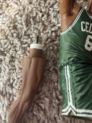 Boston Celtics BILL RUSSELL NBA Legends Series 3 Mcfarlane Loose