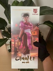 STAR MAN MS-015B 1/6 Street Fighter Chun-Li Female Action Figure Model In Hand