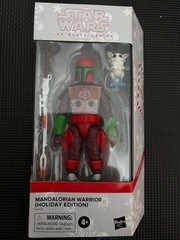 Star Wars Black Series Mandalorian Warrior Holiday Edition 6″ Action Figure 2021