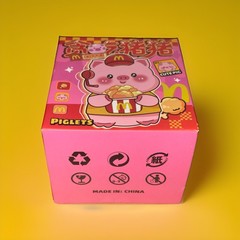 M Cute! Greedy Piglet Blind Confirmed Light Up French Fries Piglet Figure