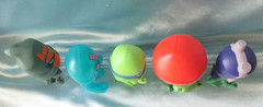 Teenage Mutant Ninja Turtles Sonic Wacky Pack Krang Foot Solder 5 Figures Lot