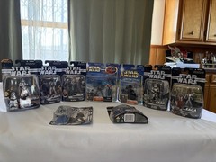Star Wars Action Figure Lot Hasbro Saga Collection Clone Trooper Boba Fett Jango