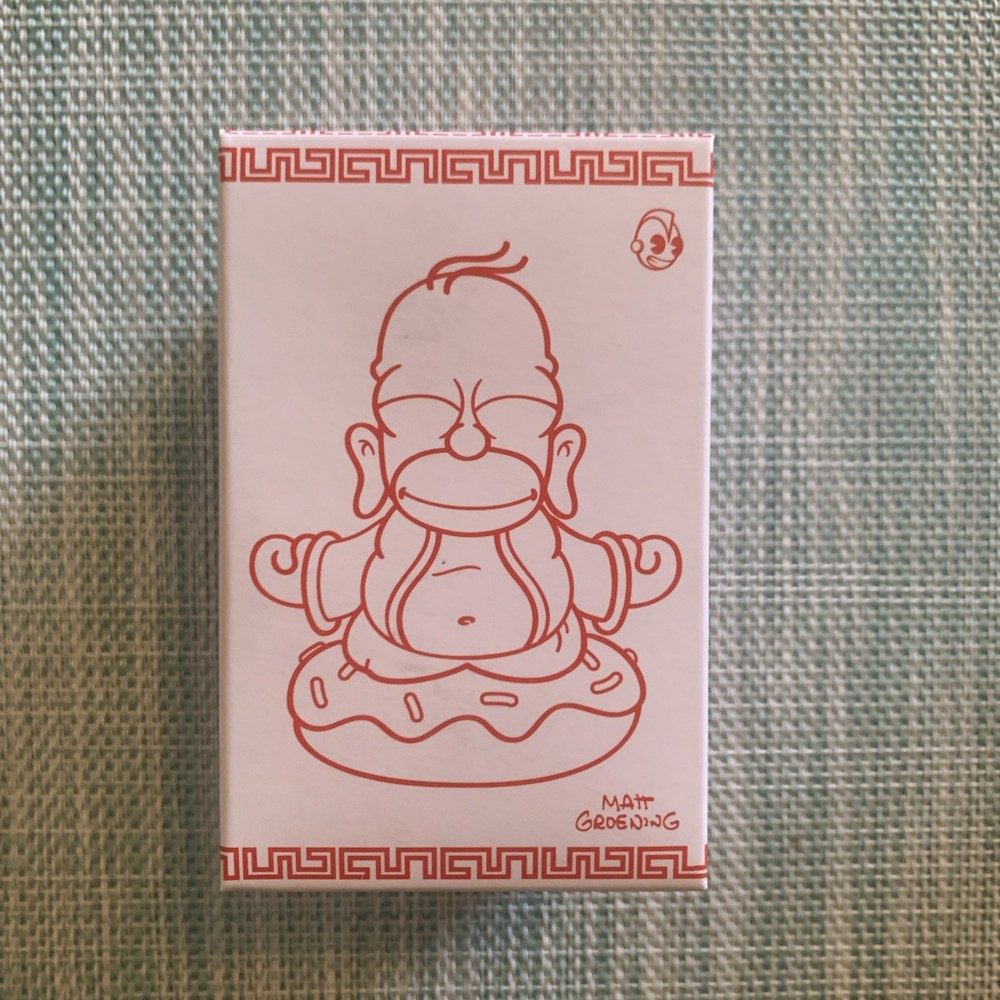 Simpsons Gold Homer Buddha 3” Collectible Kidrobot Lootcrate 2015 Golden Variant