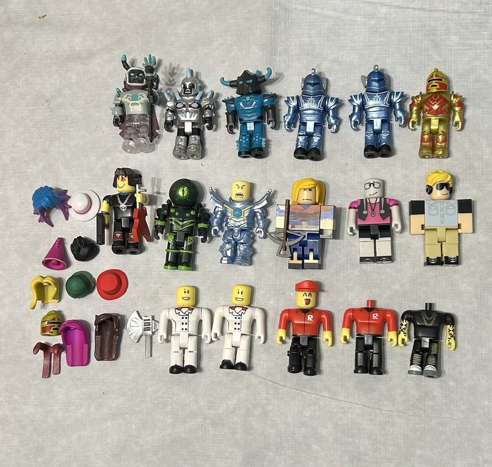 R0BL0X Toys Action Mini Figures And Lots Of Figurines & Accessories Parts