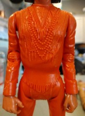 1975 Marx Johnny West JWA Orange Geronimo Figure in Good Condition