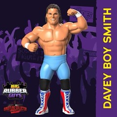 British Bulldog MWFP Major Wrestling Figure Podcast Big Rubber Guys WCS Exc Blue