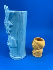 Rick and Morty Geeki Tikis Tiki Mug & Mini Tiki Mug Set Adult Swim NIB LootCrate