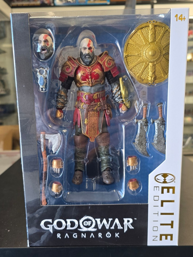 Elite Edition God of War 7” KRATOS (Ares Armor) Ragnarok Mcfarlane Toys New