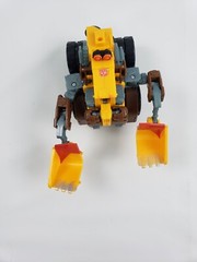 2004 TRANSFORMER SCOOP or BULLDOZER Hasbro Takara Yellow Black